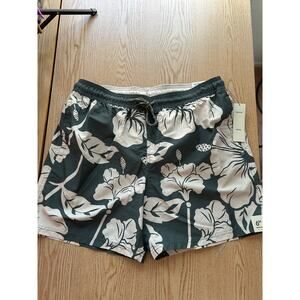 New Mens No Boundaries Tropical 🌴 Print Swim Trunks size Large 36-38